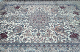 Extra large room size wool & silk handmade Persian Nain rug 4.6x3.2m Sydney