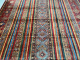 Shawl Afghan Super Kazak Rug 3.4x2.55m Australia