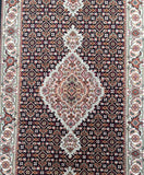 Handmade Indian Jaipur Mahi Tabriz Hall Runner Rug 309x82cm Perth