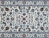 Certified Handmade Indian Jaipur Nain Hall Runner 299x84cm shoparug