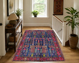 Collectible lambs wool tree of life handmade Persian Koliai rug 155x108cm Perth
