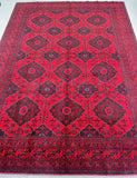 Certified Hand Knotted Afghan Rug 342x245cm Perth