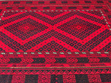 Vintage Afghan Meymaneh Kilim Rug 3.9x2.5m