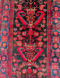 Rare Oversize Hand Knotted Vintage Persian Nahavand Hall Runner Perth