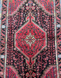 Collectible wool tribal hand knotted Persian Tuserkan rug 175x107cm