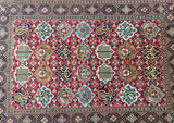 Masterpiece garden design handmade Persian Qum rug 200x150cm Perth