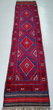 Hand Woven Afghan Mishwani Balouchi Narrow Hall Runner Rug 262x61cm Perth