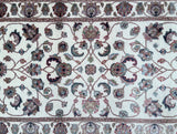 4m Wool And Bamboo Silk Hand Knotted Oriental Jaipur Hall Runner Rug At Persian Rug Warehouse WA in Perth.