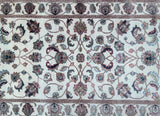Extra Long Hand Knotted Oriental Jaipur Hall Runner Rug 603x84cm Shoparug