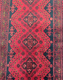 Certified Handmade Afghan Hall Runner 481x78cm