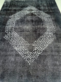 Unique Over-dyed Vintage Persian Tabriz Rug 304x225cm Australia