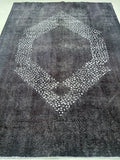 Unique Over-dyed Vintage Persian Tabriz Rug 304x225cm Perth