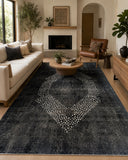 Over dyed Persian Tabriz Rug 3x2.2m