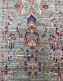 6.3m Long lamb’s wool hand knotted Afghan Chobi hall runner rug Shoparug