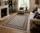 Room Size Hand Knotted Oriental Jaipur Mir Rug 243x174cm Shoparug