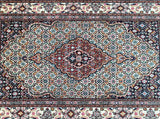 Superb lambs wool handmade Persian Birjand rug 150x95cm Australia