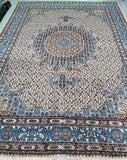 Large room size hand knotted Persian Birjand rug 370x270cm Australia
