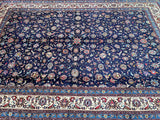 Large room size wool traditional handmade Persian Birjand rug 355x245cm