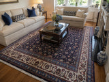 Large room size wool traditional handmade Persian Birjand rug 355x245cm Australia