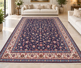 Large room size traditional handmade Persian Birjand rug 372x245cm Perth