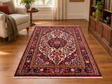 Collectible pure wool hand knotted Persian Borchalu rug 2x1.5m-perth