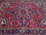 Rare Large room size hand knotted Persian Heriz rug 365x268cm