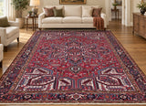 Rare Large room size hand knotted Persian Heriz rug 365x268cm Perth