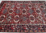 Large room size wool hand knotted Persian Heriz rug 3.7x2.5m Australia