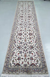 3.9m long lambs wool handmade Persian Kashan hall runner rug Australia