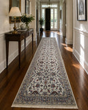 3.9m long lambs wool handmade Persian Kashan hall runner rug Perth