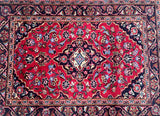 Fine Genuine Handmade Persian Kashan Rug 140x105cm Shoparug