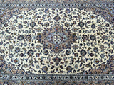Full room size wool beige tone handmade Persian Kashan rug 3.1x2m Brisbane