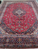Large Room Size Wool Handmade Persian Kashan Rug 380x300cm Perth