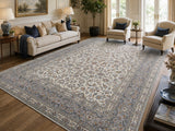 Large room size traditional handmade Persian Kashan rug 3.8x2.7m Australia