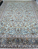 Massive Room Size Wool Handmade Persian Kashan Rug 400x305cm 