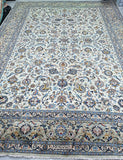 Massive room size wool handmade Persian Kashan rug signed 420x304cm Perth