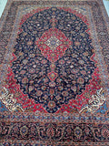 Large room size wool hand knotted Persian Kashan rug signed 3.8x2.8m Adelaide