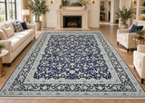 
Large room size hand Knotted Persian Kashan rug signed 418x300cm
