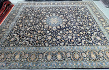 Top quality oversize hand knotted imperial Persian Kashan rug signed 440x310cm