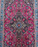 Dense quality pure wool handmade Persian Kashmar rug 205x113cm Perth