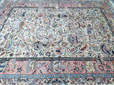 High quality large room size pictorial handmade Persian Kashmar rug 4x2.9m Perth