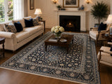 Massive Room Size Handmade Vintage Persian Kashmar Rug 403x305cm