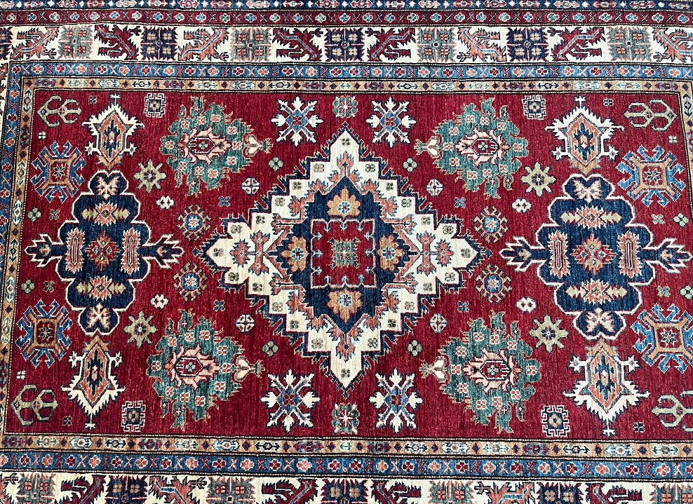 Afghan Super Kazak Rug 2.2x1.5m