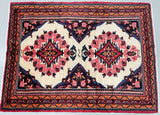 Pure wool tribal hand knotted Persian Lilian rug 145x110cm Perth