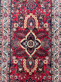 Pure woo floral design handmade Persian Lilian hall runner rug 300x80cm Perth
