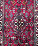 3.9m Fine traditional design hand knotted Persian Meymeh hall runner rug Australia
