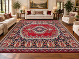 Massive room size traditional handmade Persian Mood rug 4.1x3.2m