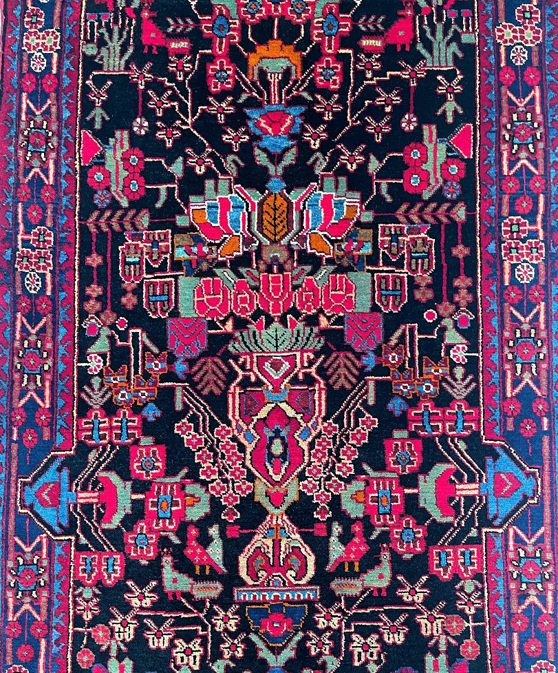 5m Persian Nahavand Hall Runner
