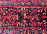 Rare Oversize Hand Knotted Vintage Persian Nahavand Hall Runner Shoparug