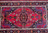 Collectible pure wool handmade Persian Nahavand rug 166x110cm
